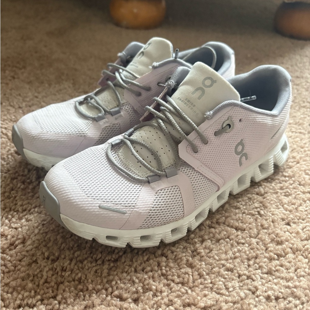On Running Women's Cloud Running Shoes - Light Gray